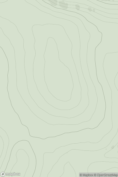 Thumbnail image for Broom Hill [Tomintoul to Banff] showing contour plot for surrounding peak